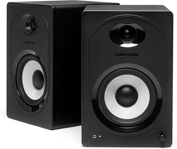 Samson MX5BT MediaOne Powered Studio Monitors, Pair, Action Position Back