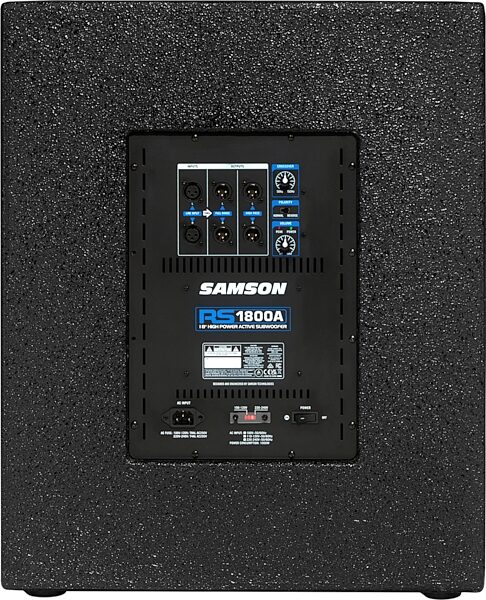 Samson RS1800A Active Subwoofer Speaker, New, Action Position Back