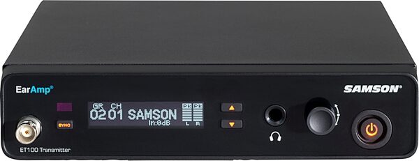 Samson EarAmp EWM100 In-Ear Wireless Monitoring System, Twin Pack, Band K, Action Position Back