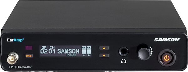 Samson EarAmp EWM100 In-Ear Wireless Monitoring System, Single Pack, Band K, Action Position Back