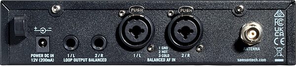 Samson EarAmp ER100 Wireless In-Ear Receiver, Band K, Action Position Back