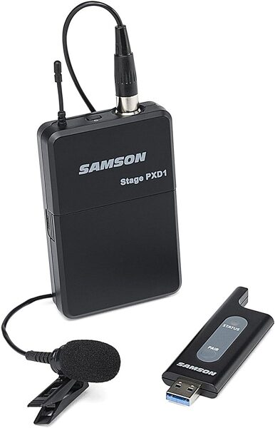 Samson Stage Series RXD1 Wireless USB Receiver, New, Action Position Back