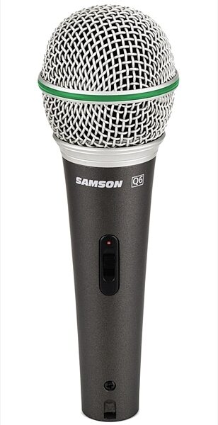 Samson Q6 Neodymium Dynamic Cardioid Handheld Microphone, New, Main