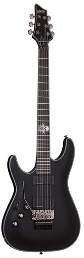 Schecter Blackjack SLS C1 FR Active Left-Handed Electric Guitar, Satin Black