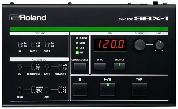 Roland SBX-1 Sync Box, Top
