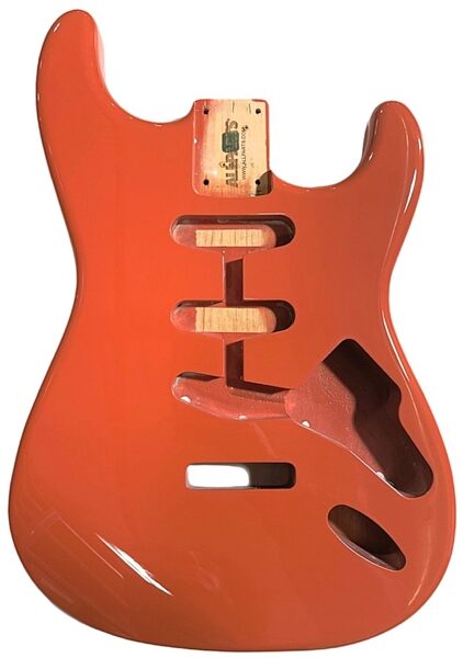 Allparts Alder Stratocaster Guitar Body, Fiesta Red, SBF-FR, main