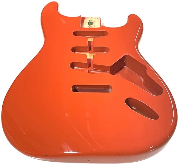 Allparts Alder Stratocaster Guitar Body, Fiesta Red, SBF-FR, view