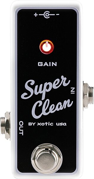 Xotic Super Clean Buffer Pedal, New, Action Position Back