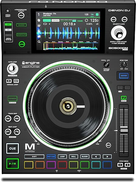 Denon DJ SC5000M Prime Professional Media Player, Main Control Panel