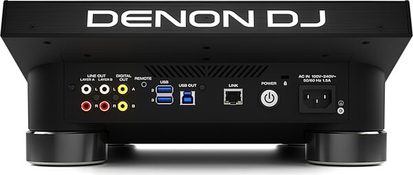 Denon DJ SC5000M Prime Professional Media Player, Rear detail Back