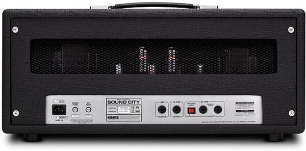 Sound City Master Lead 50 Guitar Amplifier Head (50 Watts), New, Action Position Back