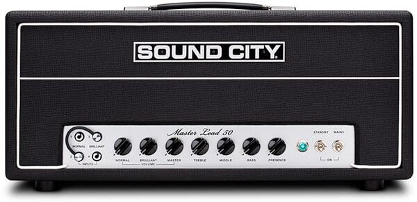 Sound City Master Lead 50 Guitar Amplifier Head (50 Watts), New, Action Position Back