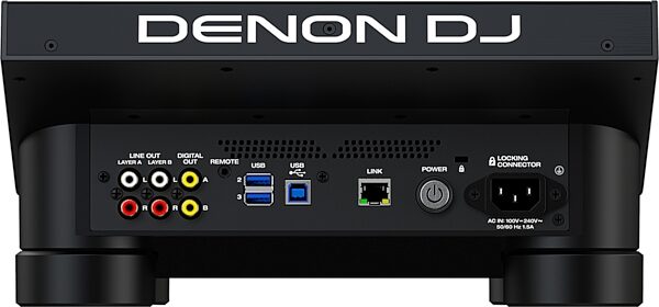 Denon DJ SC6000 Prime Media Player, New, Rear