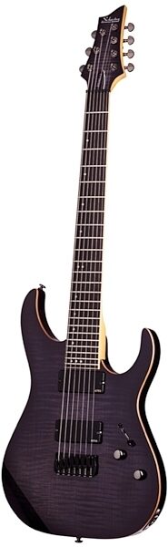 Schecter Banshee 7 Active Electric Guitar, 7-String, Transparent Black Burst
