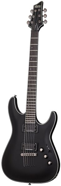 Schecter BlackJack SLS C-1 Passive Electric Guitar, Satin Black