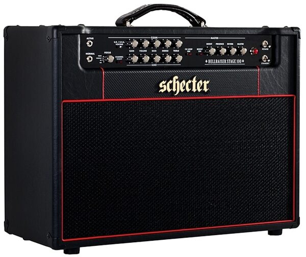 Schecter HR100-C212E/HR Hellraiser Stage 100 Guitar Combo Amplifier (100 Watts, 2x12"), Main
