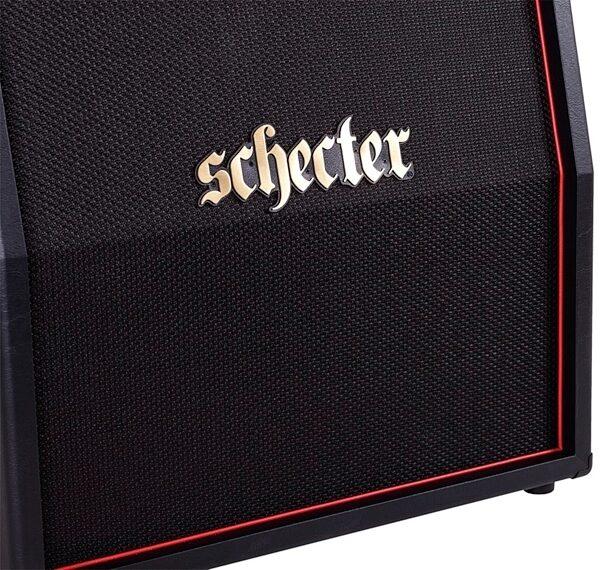 Schecter HR412 Hellraiser USA Guitar Speaker Cabinet (4x12"), Angle - Closeup