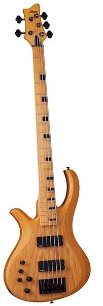 Schecter Session Riot 5 Electric Bass, Left-Handed, Aged Natural Satin