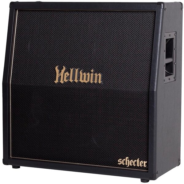 Schecter SYN412 Hellwin USA Guitar Speaker Cabinet (4x12"), Angle