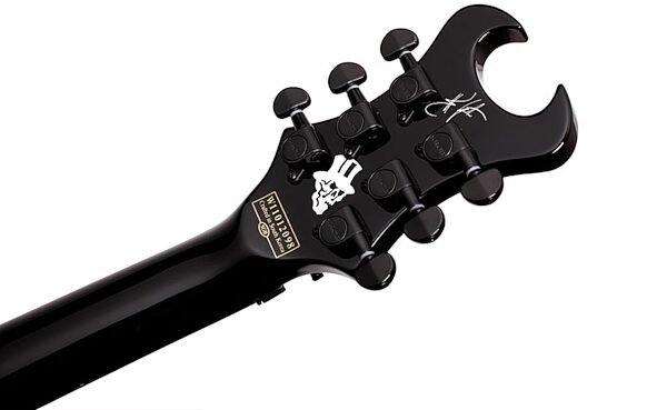 Schecter Synyster Deluxe Electric Guitar, Gloss Black Headstock