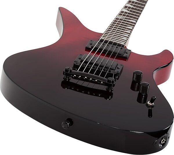 Schecter Avenger Standard Electric Guitar, Blood Burst, Action Position Back