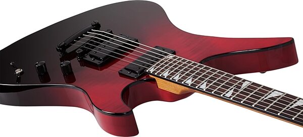 Schecter Avenger Standard Electric Guitar, Blood Burst, Action Position Back