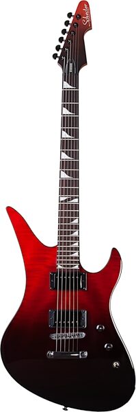 Schecter Avenger Standard Electric Guitar, Blood Burst, Action Position Back