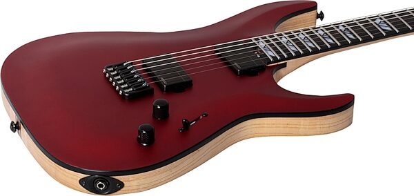 Schecter C1 SLS Custom Electric Guitar, Racing Red, Action Position Back