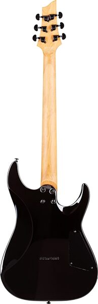 Schecter C-1 Standard Electric Guitar, Left-Handed, Black Fade Burst, Action Position Back