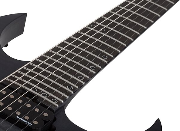 Schecter Keith Merrow KM7 MKIII Legacy Electric Guitar, 7-String, Tri-Black Burst, Action Position Back
