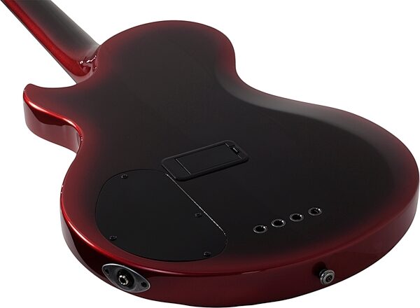 Schecter NP-4 Nadja Peulen Electric Bass, Red Syren, Open Box (Good), Action Position Back