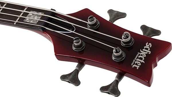 Schecter NP-4 Nadja Peulen Electric Bass, Red Syren, Open Box (Good), Action Position Back