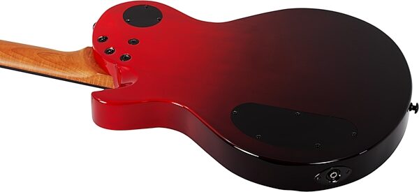 Schecter Solo II Standard Electric Guitar, Blood Burst, Action Position Back