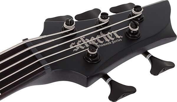 Schecter Stiletto 5 Stealth Pro Electric Bass, 5-String, Satin Black, Action Position Back