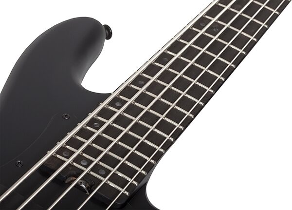 Schecter Stiletto 5 Stealth Pro Electric Bass, 5-String, Satin Black, Action Position Back
