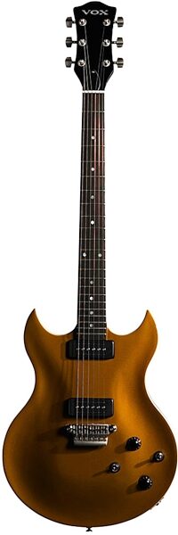 Vox SDC-33 Series 33 Electric Guitar (with Gig Bag), Gold Top