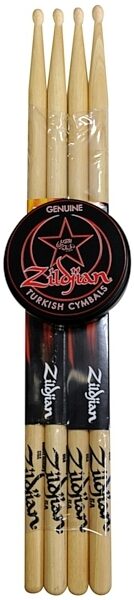 Zildjian 5A Hickory Drumsticks Package, Main
