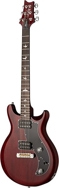 PRS Paul Reed Smith SE Mira Electric Guitar (with Gig Bag), Vintage Cherry, Action Position Back