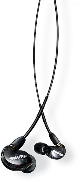 Shure SE215 Pro Sound Isolating Earphones, Transparent Black, SE215-K, Open Box (Very Good), Main