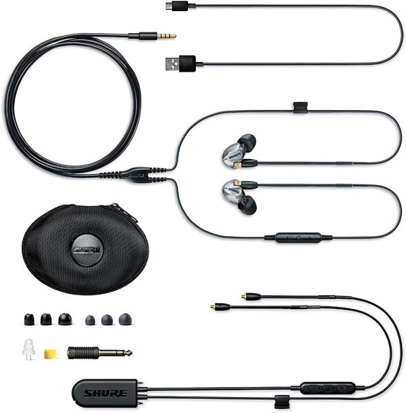 Shure SE425+BT2 Bluetooth 5 Wireless Sound Isolating Earphones, Accessories