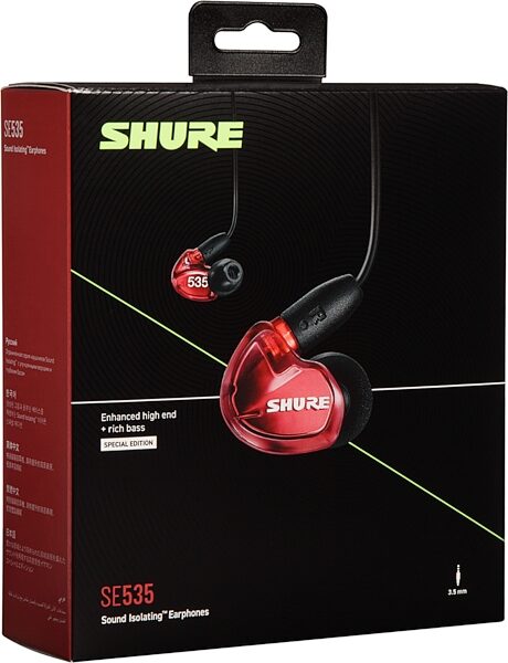 Shure SE535+UNI Sound Isolating Earphones, Package