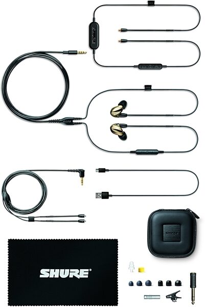 Shure SE846-BT1 In-Ear Monitor Headphones with Bluetooth Wireless, Detail Side