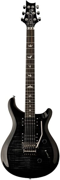 PRS Paul Reed Smith SE Custom 24 Electric Guitar with Floyd Rose (with Gig Bag), Charcoal Burst, Main
