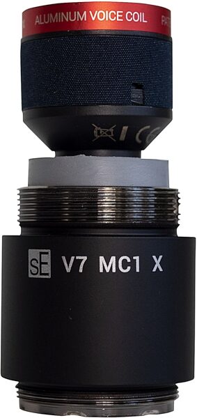 SE Electronics V7 MC1 X Microphone Capsule for Shure Wireless Transmitters, Black, Action Position Back