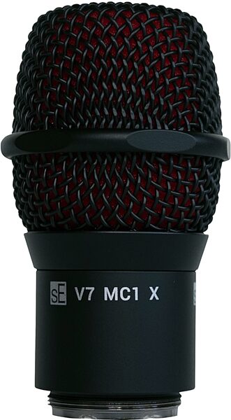 SE Electronics V7 MC1 X Microphone Capsule for Shure Wireless Transmitters, Black, Action Position Back