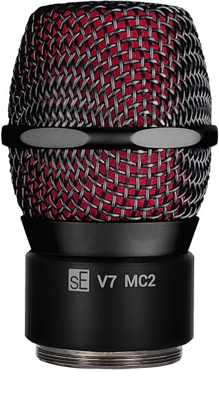 sE Electronics V7 MC2 Microphone Capsule for Sennheiser Wireless Handheld Transmitters, Black, for Sennheiser Wireless Systems, Action Position Back