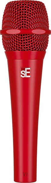 SE Electronics V7 RED Studio Grade Supercardioid Handheld Microphone, New, Action Position Back