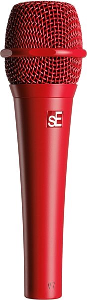 SE Electronics V7 RED Studio Grade Supercardioid Handheld Microphone, New, Action Position Back