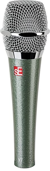 sE Electronics V7 Handheld Supercardioid Dynamic Vocal Microphone, Vintage Edition, Action Position Front