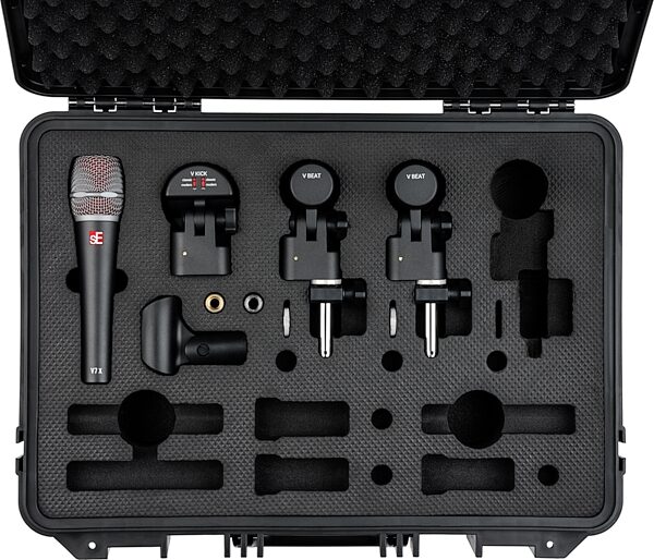 SE Electronics V PACK Venue Drum Microphone Pack, New, Action Position Front